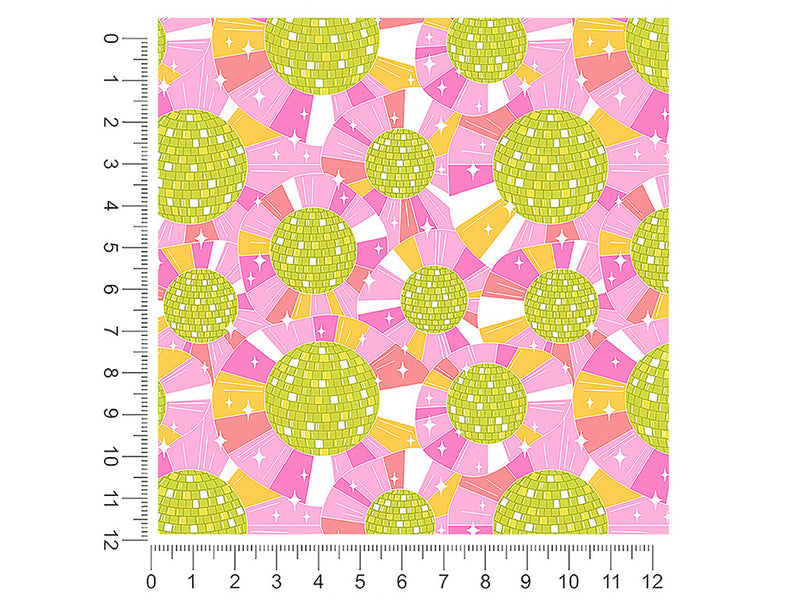 ladies disco mosaic 1ft x 1ft Craft Sheets