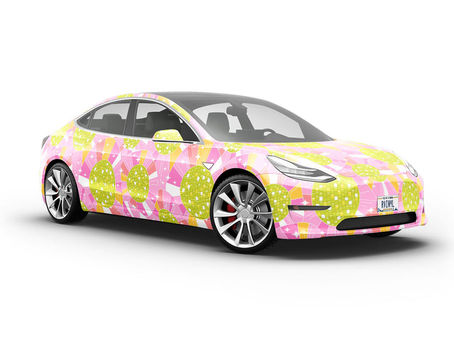 Ladies Disco Mosaic Vehicle Vinyl Wrap