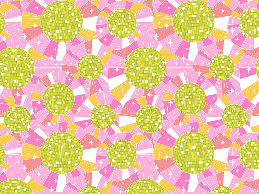 Ladies Disco Mosaic Vinyl Wrap Pattern~Rwraps Series 914 Digitally Printed Vinyl Wrap~0