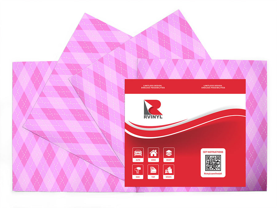 ladies golf argyle Craft Vinyl Sheet Pack