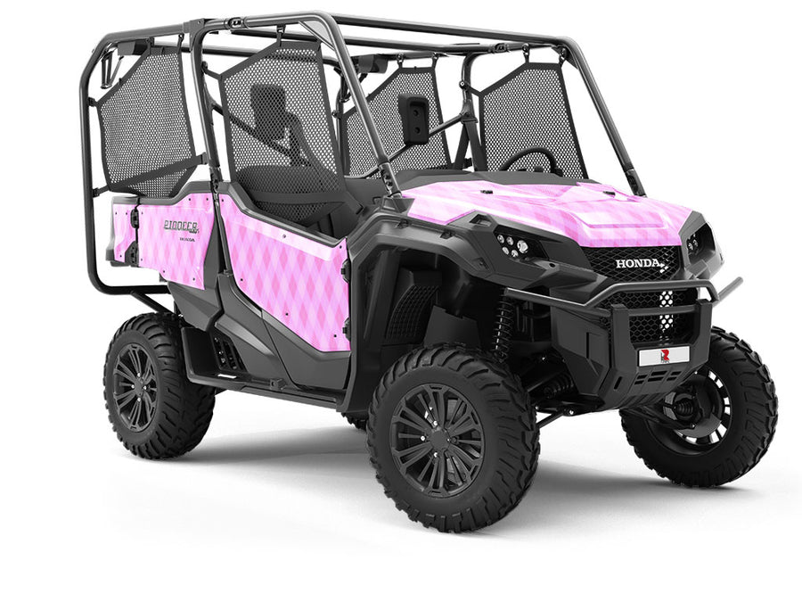 Ladies Golf Argyle Utility Vehicle Vinyl Wrap