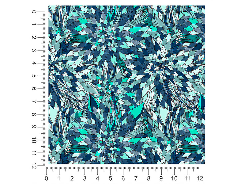 lady saso floral 1ft x 1ft Craft Sheets
