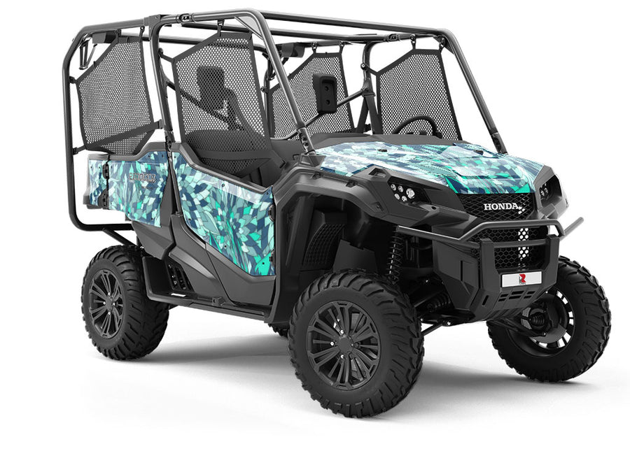 Lady Saso Floral Utility Vehicle Vinyl Wrap