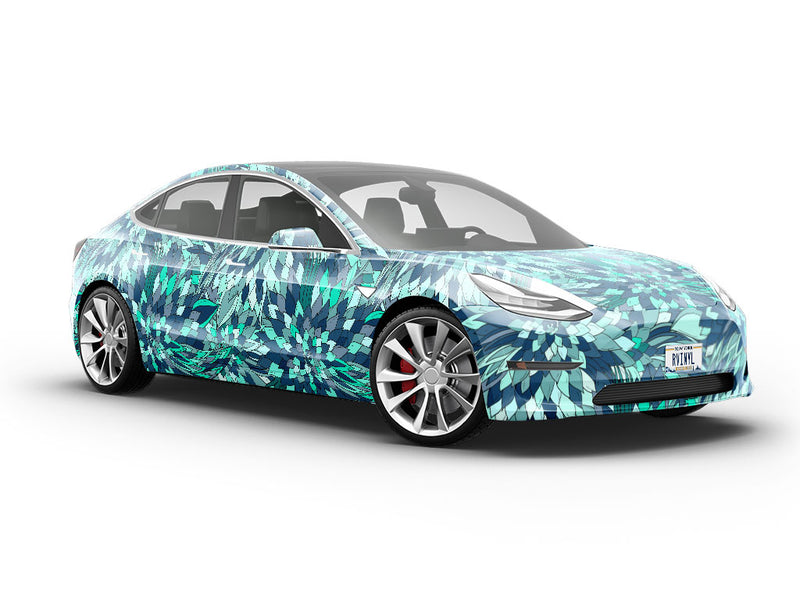 Lady Saso Floral Vehicle Vinyl Wrap