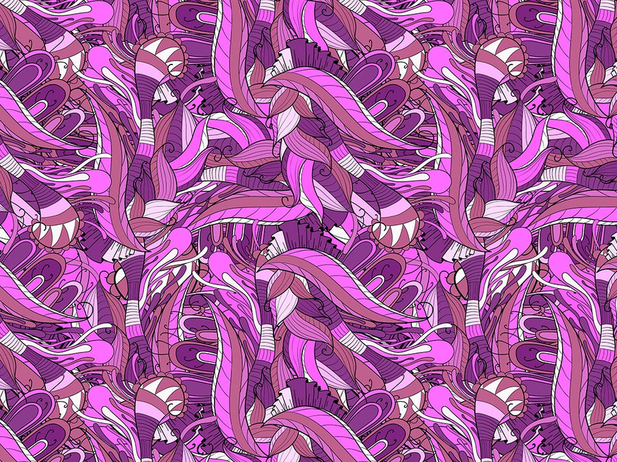 Lady Sif Floral Vinyl Wrap Pattern~Rwraps Series 914 Digitally Printed Vinyl Wrap~0