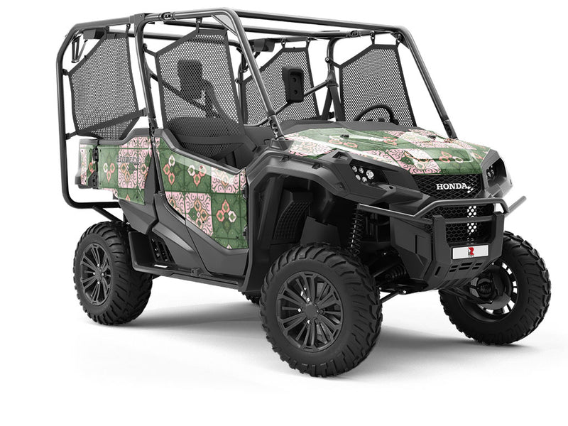 Lady's Mantle Tile Utility Vehicle Vinyl Wrap