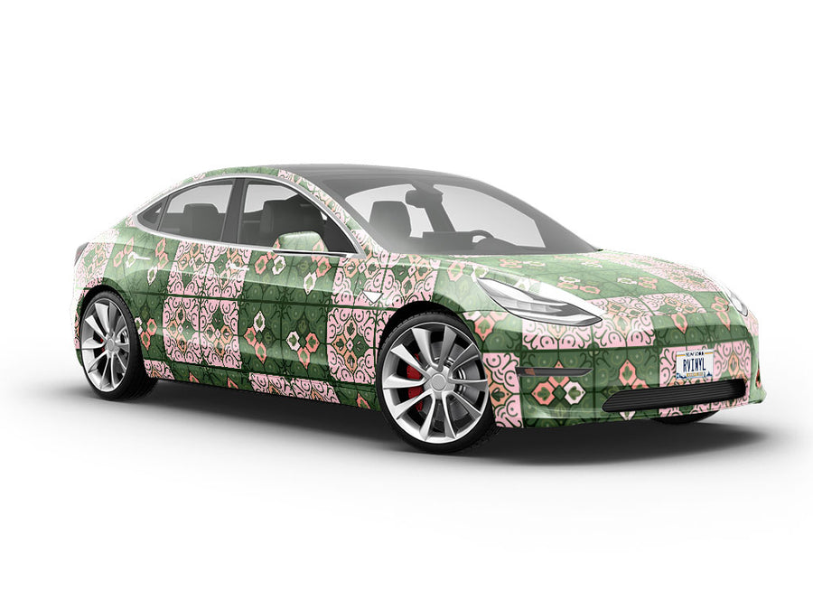 Lady's Mantle Tile Vehicle Vinyl Wrap