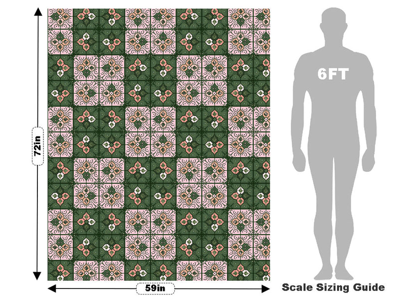 Lady's Mantle Tile Vehicle Wrap Scale~Rwraps Series 914 Lady's Mantle Tile Measurements~2