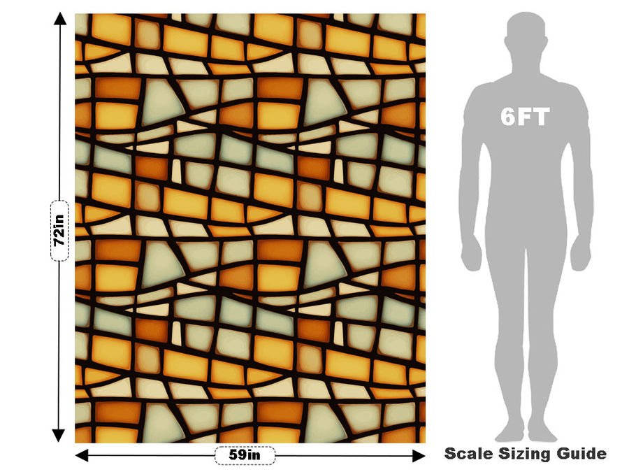Laguna Beach Mosaic Vehicle Wrap Scale~Rwraps Series 914 Laguna Beach Mosaic Measurements~1