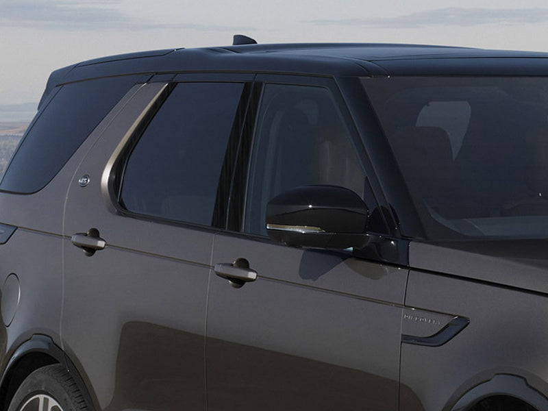 land rover discovery 2017-2024 Brushed Aluminum Black Pillar Cover Diagram
