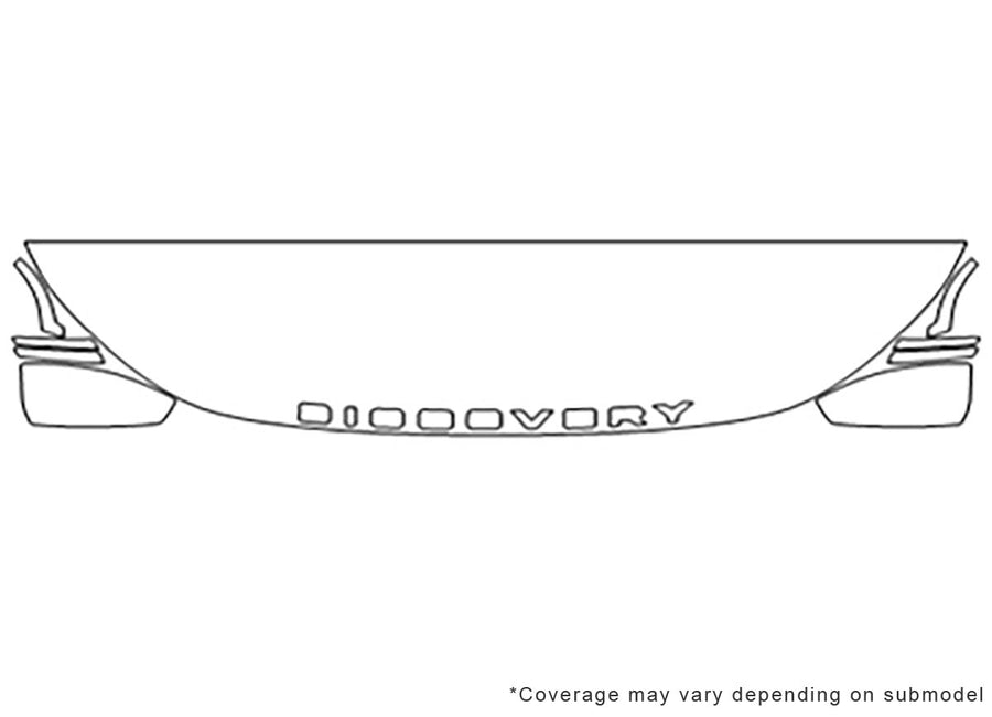 discovery sport 3M Clear Bra Hood Precut PPF Diagram