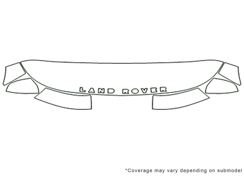 lr4 3M Clear Bra Hood Precut PPF Diagram
