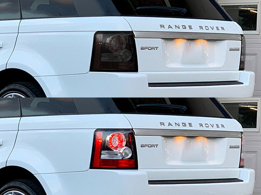 range rover Before and After Smoked Taillights