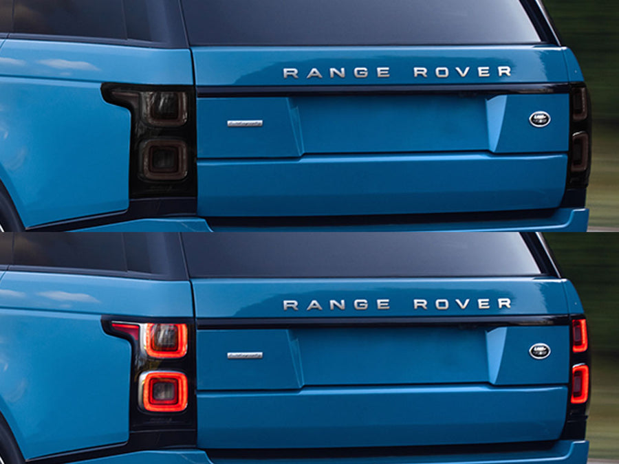 range rover Before and After Smoked Taillights