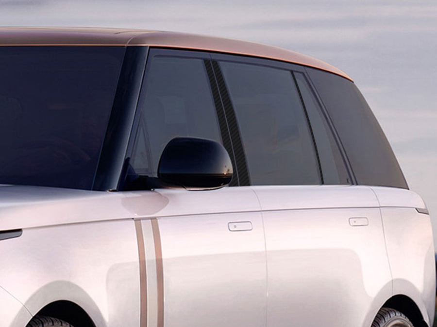 land rover range rover 2022-2024 Carbon Fiber Pillar Cover Diagram