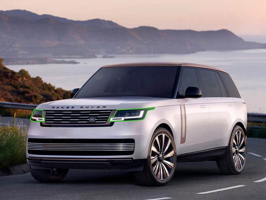 land rover range rover 2022-2025 Headlight Protection Installation Location