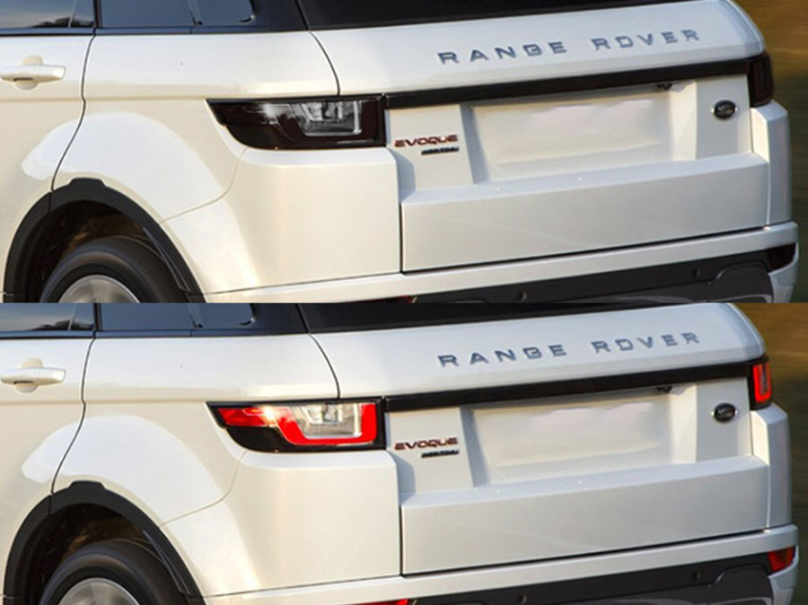 range rover evoque Before and After Smoked Taillights