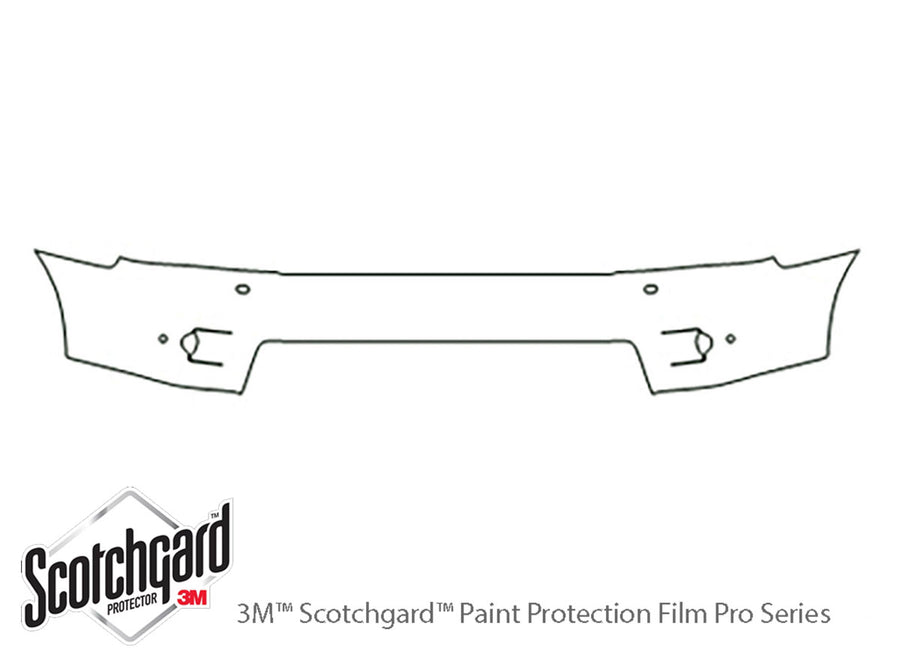 range rover sport 3M Clear Bra Bumper Precut PPF Diagram