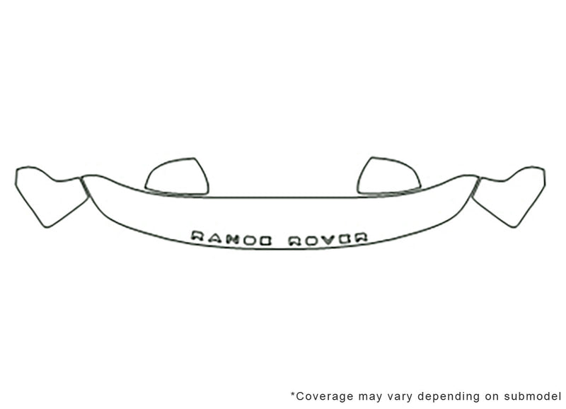 range rover sport Avery Dennison Clear Bra Hood Precut PPF Diagram