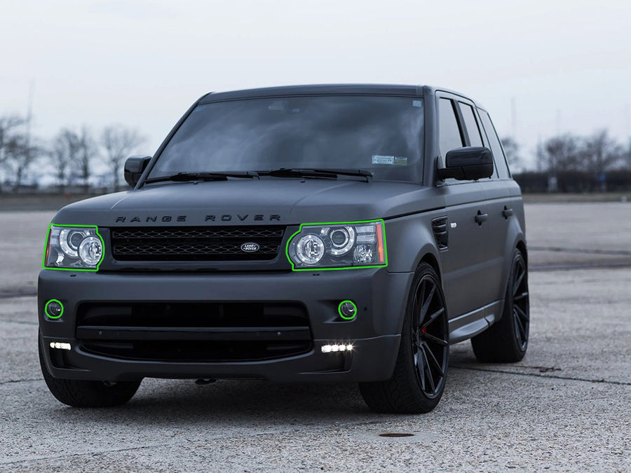 land rover range rover sport 2010-2013 Headlight Protection Installation Location