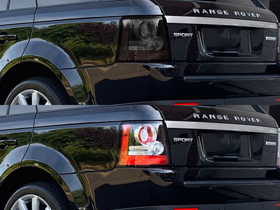 range rover sport Before and After Smoked Taillights