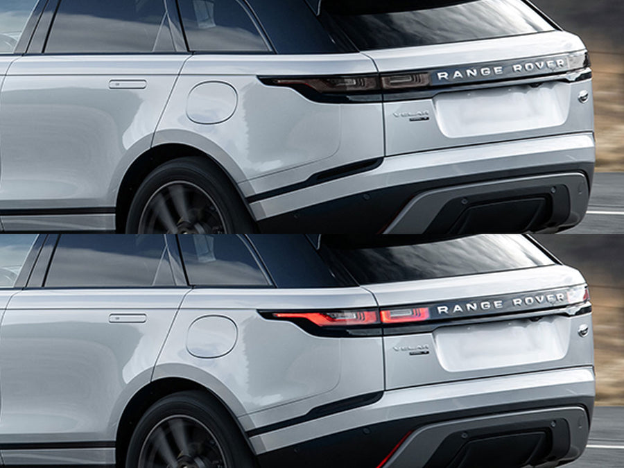 range rover velar Before and After Smoked Taillights