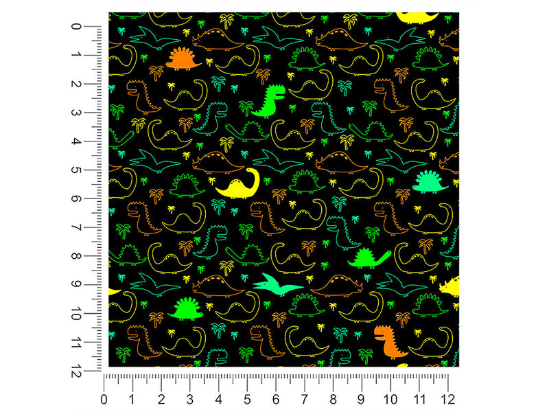 land rulers dinosaur 1ft x 1ft Craft Sheets