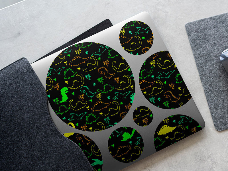 land rulers dinosaur DIY Laptop Stickers