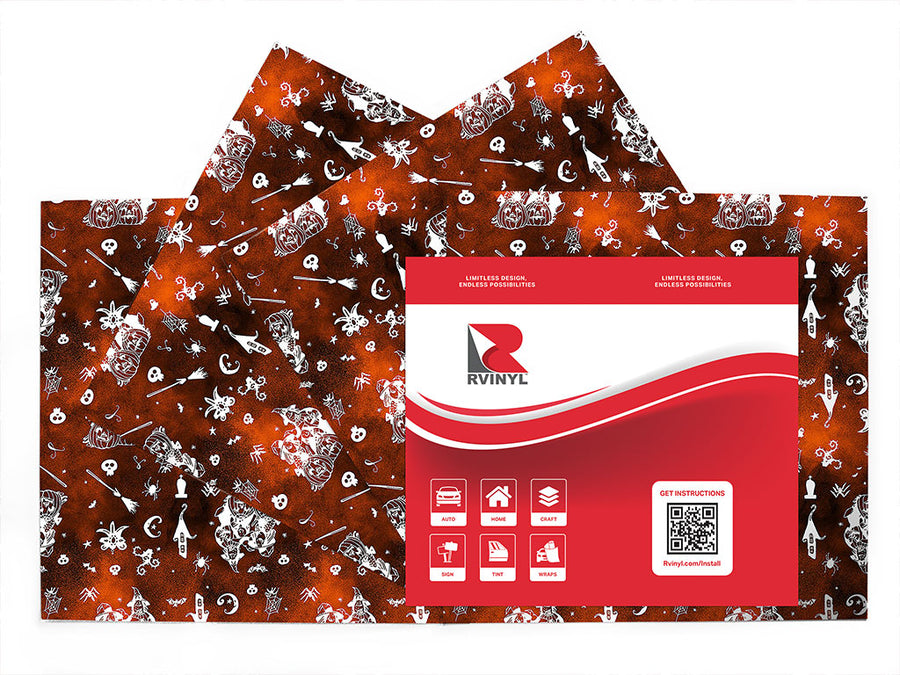 lantern magic horror Craft Vinyl Sheet Pack