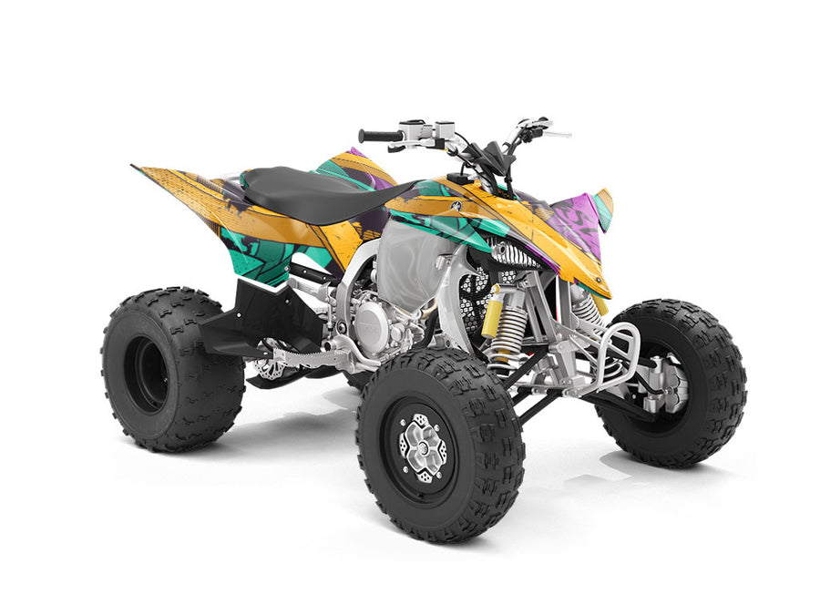Large Burner Graffiti ATV Wrapping Vinyl