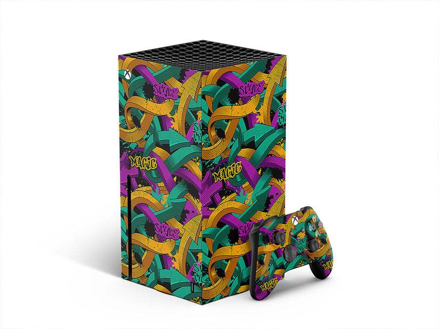 large burner graffiti XBOX DIY Decal