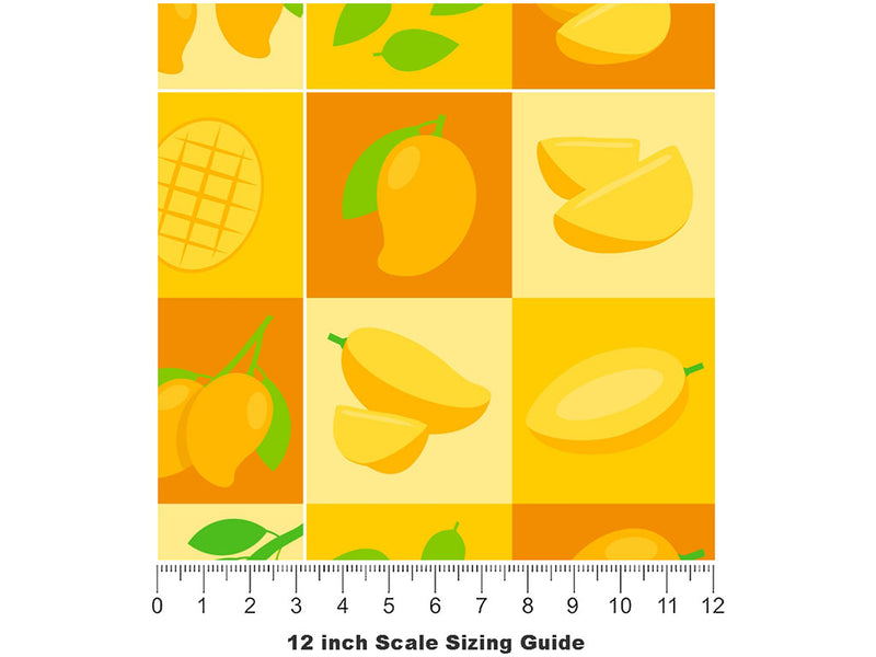 Large Earlygold Fruit Vinyl Film Pattern Size 12 inch Scale~Rwraps Large Earlygold Fruit Sizing Chart~2