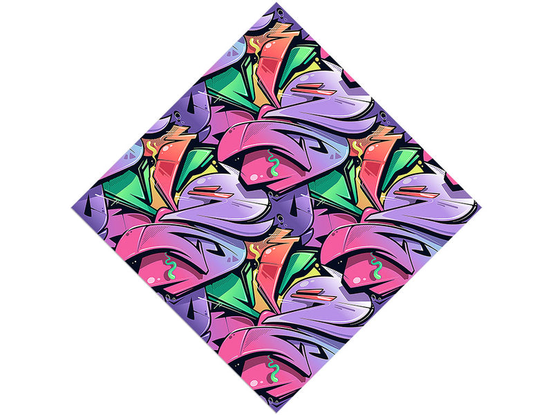 Large Twisted Sister Graffiti Vinyl Wrap Pattern