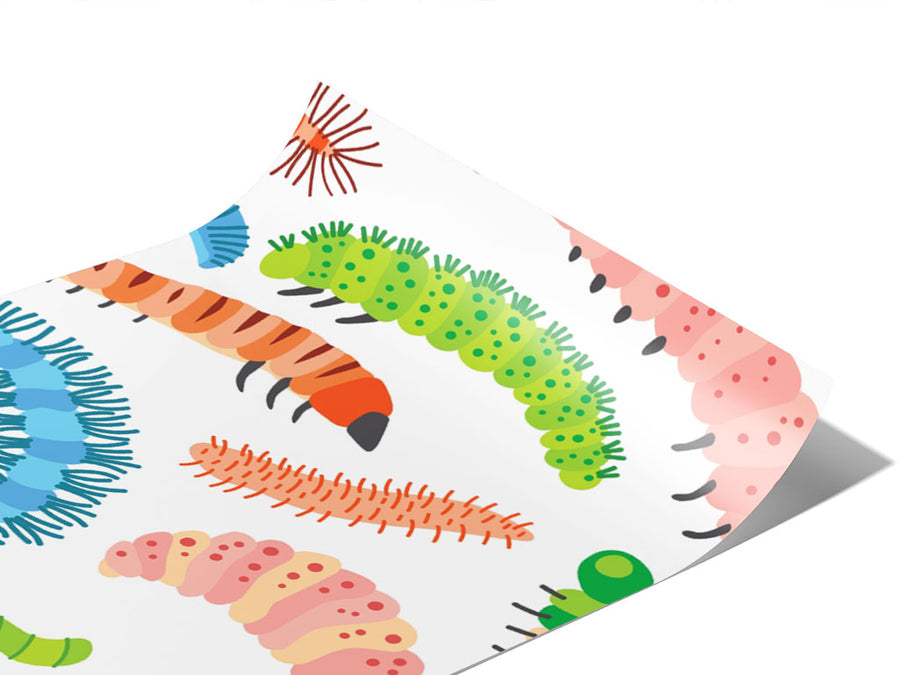 Larval Disco Bug Vinyl Wraps~Rwraps Series 914 Digitally Printed Vinyl Wrap~0