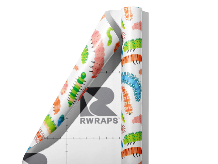 Larval Disco Bug Wrap Film Sheets~Rwraps Series 914 Larval Disco Bug Scrolled Sheet~3