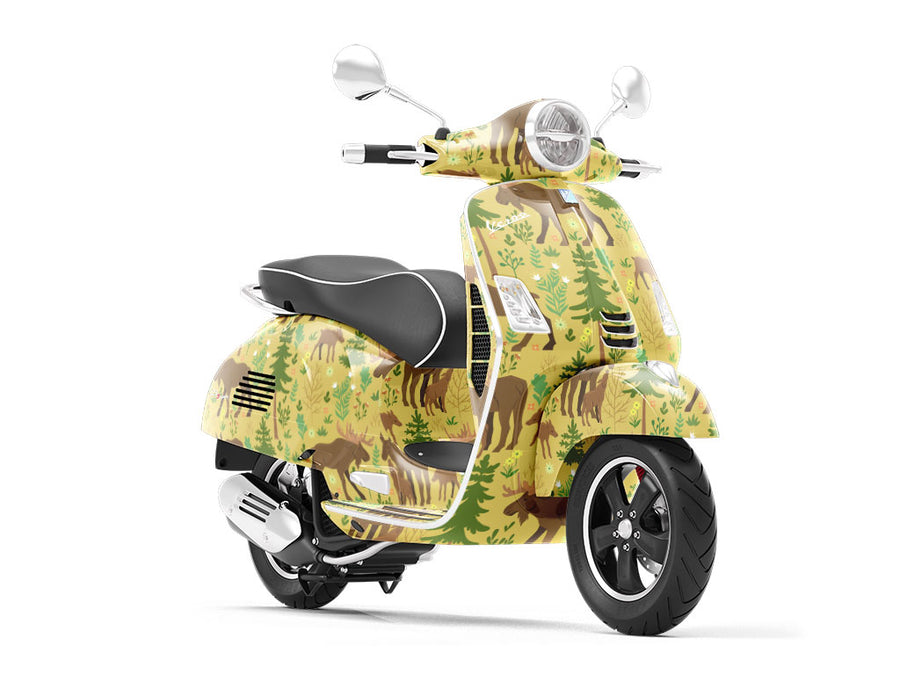 Last Megafauna Animal Vespa Scooter Wrap Film