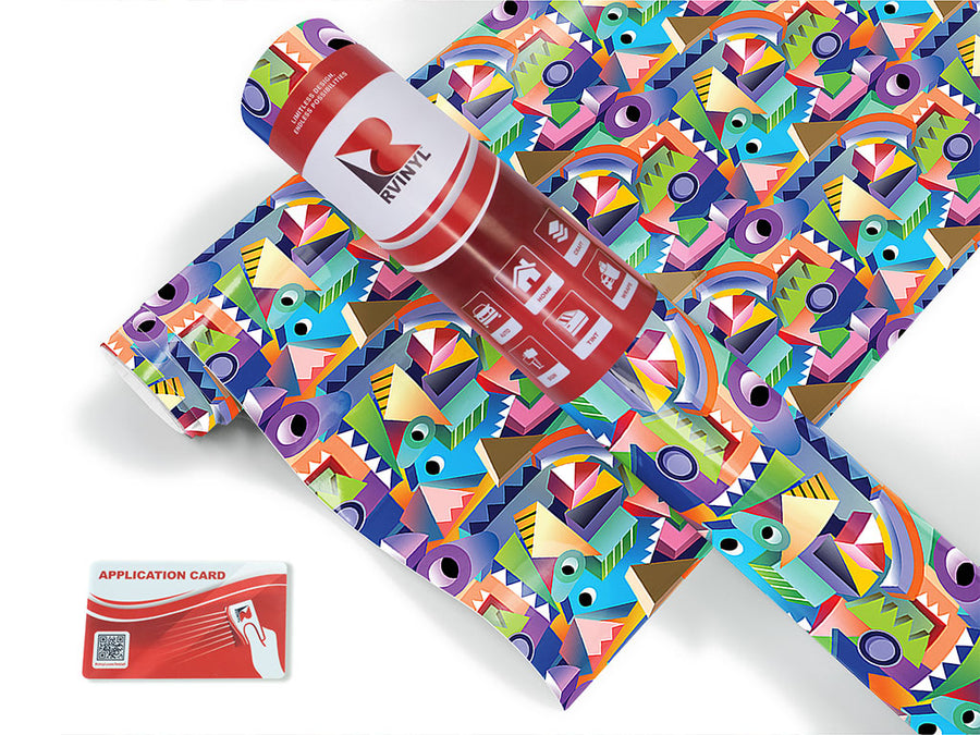 later alligator mosaic Craft Vinyl Roll