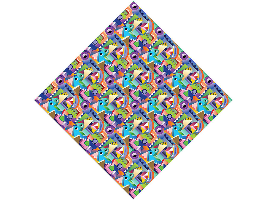 Later Alligator Mosaic Vinyl Wrap Pattern