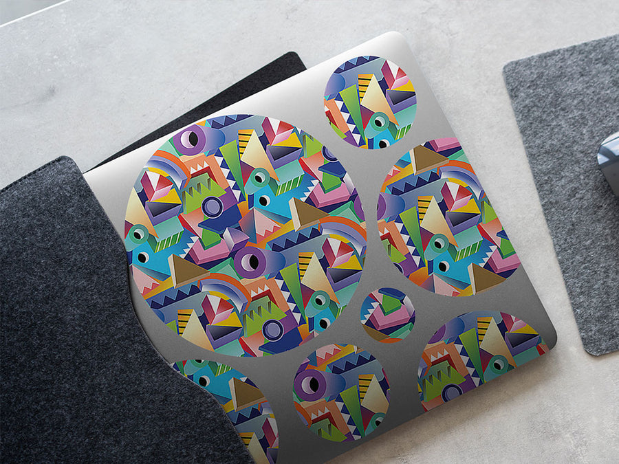 later alligator mosaic DIY Laptop Stickers