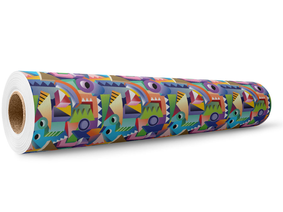 Later Alligator Mosaic Wrap Film Wholesale Roll~Rwraps Series 914 Digitally Printed Vinyl Roll~5