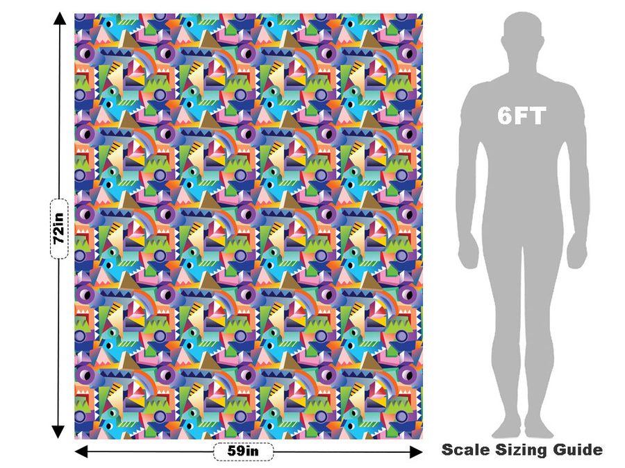 Later Alligator Mosaic Vehicle Wrap Scale~Rwraps Series 914 Later Alligator Mosaic Measurements~1