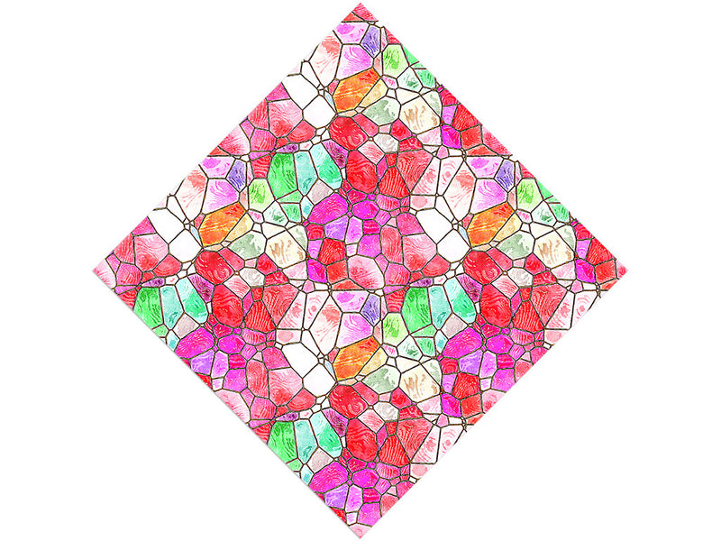 Lava Floor Mosaic Vinyl Wrap Pattern