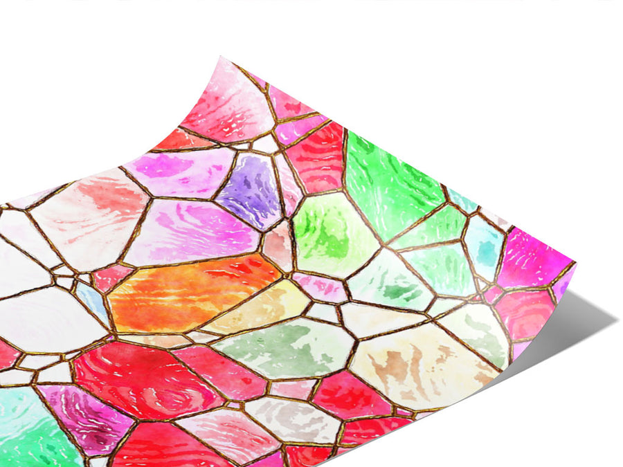 Lava Floor Mosaic Vinyl Wraps~Rwraps Series 914 Digitally Printed Vinyl Wrap~0