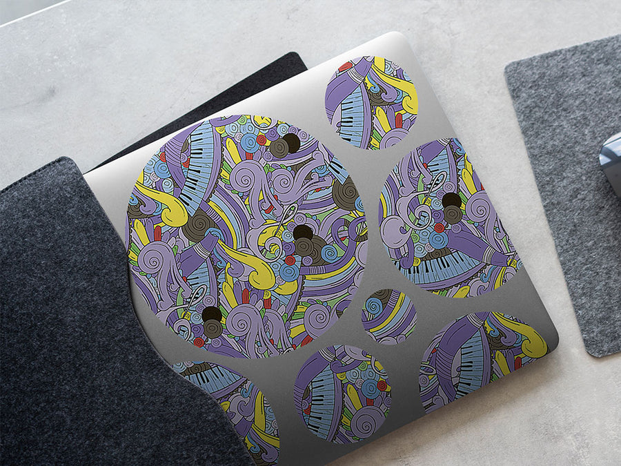 lavender chords music DIY Laptop Stickers