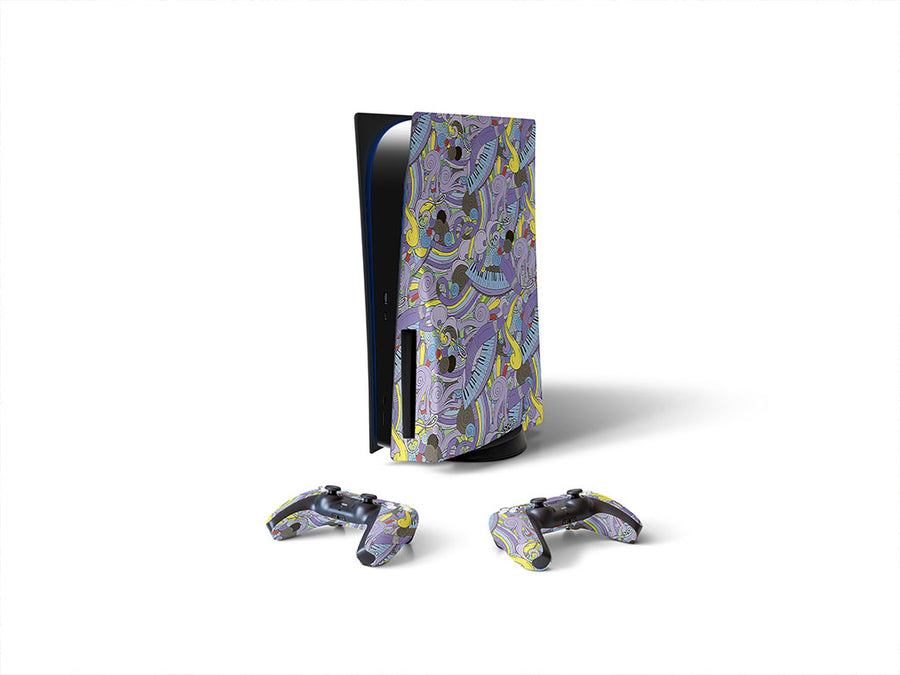 lavender chords music Sony PS5 DIY Skin