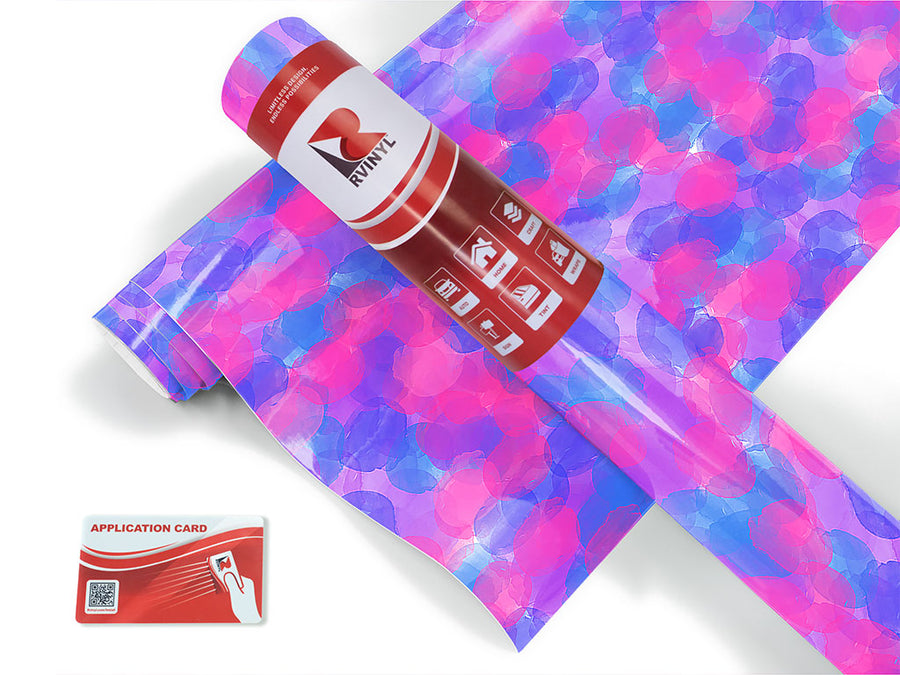 lavender dreams tie dye Craft Vinyl Roll
