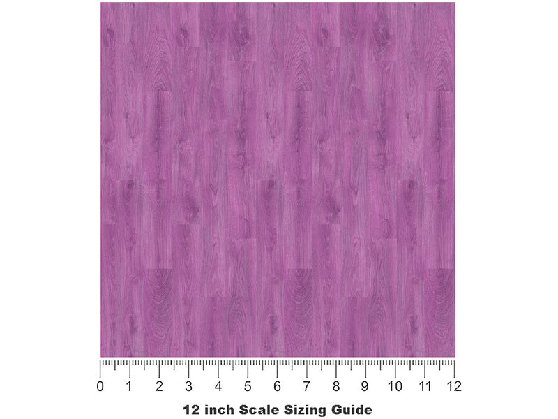 Lavender Stain Wooden Parquet Vinyl Film Pattern Size 12 inch Scale~Rwraps Lavender Stain Wooden Parquet Sizing Chart~3