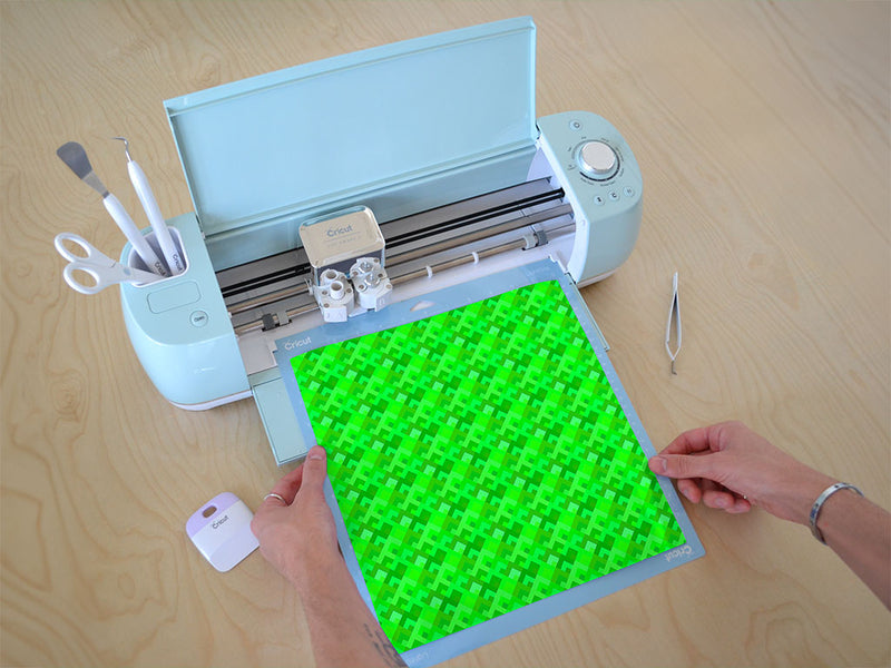 lawn mowing mosaic Cricut Compatible Vinyl
