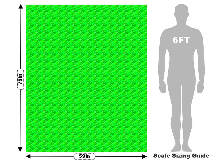 Lawn Mowing Mosaic Vehicle Wrap Scale~Rwraps Series 914 Lawn Mowing Mosaic Measurements~1