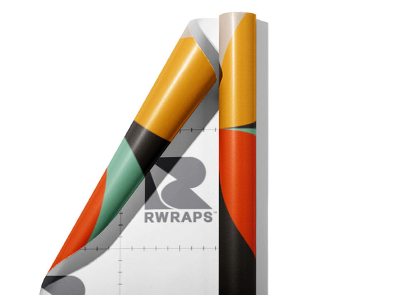 Lay It Down Retro Wrap Film Sheets~Rwraps Series 914 Lay It Down Retro Scrolled Sheet~3